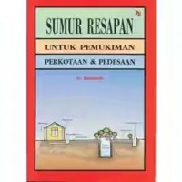 Sumur Resapan Untuk Pemukiman Perkotaan & Pedesaan