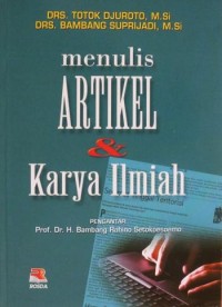 Menulis Artikel & Karya Ilmiah