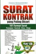 Surat Kontrak Yang Paling Dicari ; 101 Format Surat Perjanjian - Kontrak - Dinas - Niaga